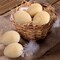 aster Wooden Eggs,8 Pcs Smooth Natural Unfinished Wood Fake Egg for Easter Craft